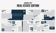 © Infinitystudio - Set of editable social media instagram carousel post real estate with modern design vector template ai & eps 10