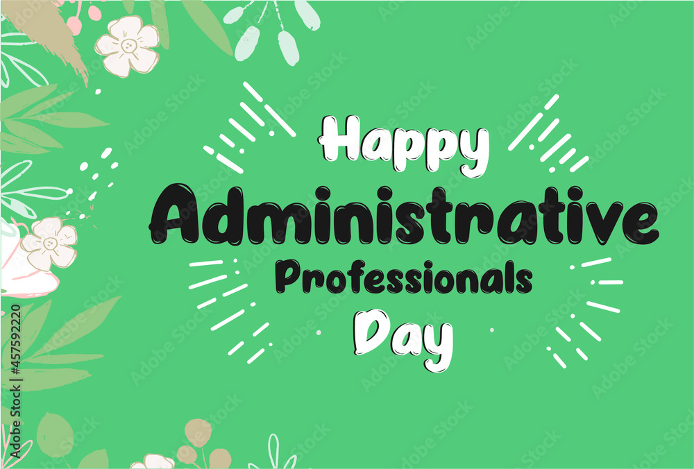 administrative-professionals-day-secretaries-day-or-admin-day-holiday-concept-template-for-background-banner-card-poster-t-shirt-with-text-inscription-stock-vector-adobe-stock for Administrative Professionals Day Cards Free Printable Administrative Professionals Day, Secretaries Day or Admin Day. Holiday concept. Template for background, banner, card, poster, t-shirt with text inscription Stock Vector | Adobe Stock for Administrative Professionals Day Cards Free Printable