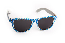 Sunglass In Bavarian Blue And White