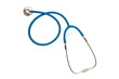 © abimagestudio - blue stethoscope isolated on white background