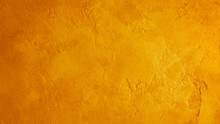 Orange Background Texture, Warm Autumn Or Fall Background Colors Of Yellow And Orange On Textured Plaster Wall In Elegant Design, Distressed Grunge On Painted Wall With Cracks, Thanksgiving Background