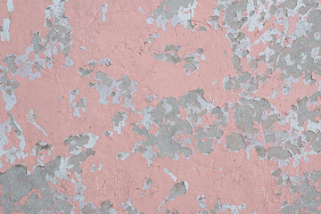 Wall Mural - The texture of old metal with remnants of light pink paint.Vintage grunge-retro. Abstract background for the design of packaging, furniture, tiles, tiles, floor coverings, covers.