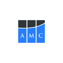 AMC Letter Logo Design On White Background. AMC Creative Initials Letter Logo Concept. AMC Letter Design. 