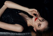 © SHOTPRIME STUDIO - beautiful woman in a black dress fashion Lifestyle isolated background