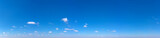 Fototapeta Na sufit - Panorama Blue sky and white clouds. Bfluffy cloud in the blue sky background