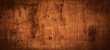 © Corri Seizinger - old brown rustic weathered scratched dirty dark wooden table wall texture - wood timber background panorama banner.