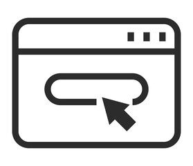 webpage template and arrow