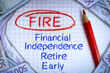 Financial independence concept 