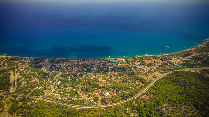 Beldibi resort village in Turkey