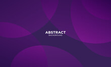 Abstract Purple Geometric Background. Modern Background Design. Gradient Color. Fluid Shapes Composition. Fit For Presentation Design. Website, Basis For Banners, Wallpapers, Brochure, Posters