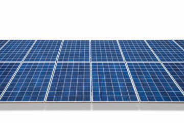 Canvas Print - solar energy panels isolated