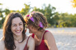© zhukovvvlad - Lesbian couple on the beach