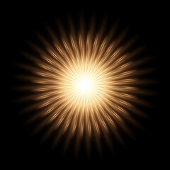 Wall Mural - glow flare light effect, abstract circle, bright glare of sunlight, abstract sun burst