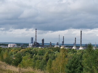 Sticker - power plant in the mountains