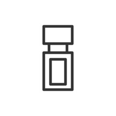 Sticker - Perfume line icon, sign or symbol.