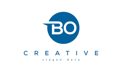 BO creative circle letter logo design victor