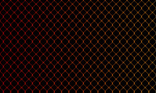 Hexagon Black And Red Metal Grid Background Pattern
