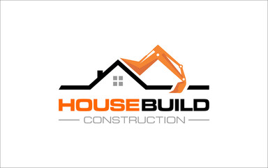 Illustration vector graphic of construction and building concept logo design template