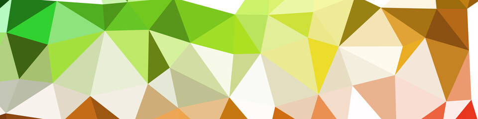 Abstract color Low-Polygones Generative Art background illustration