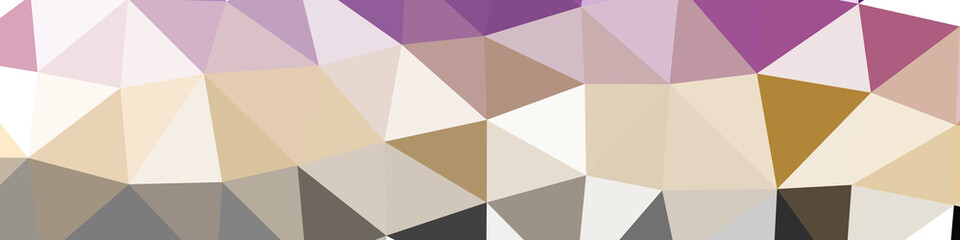 Abstract color Low-Polygones Generative Art background illustration