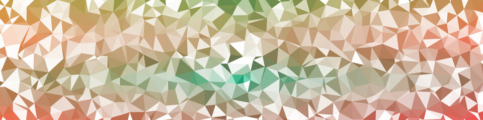 Abstract color Low-Polygones Generative Art background illustration