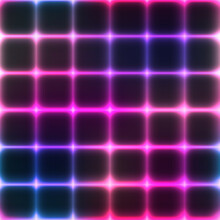 Neon Purple Seamless Pattern.
