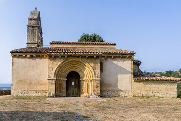 Church of San Andrés, Romanesque style. Gama, Aguilar de Campoo, Palencia, Spain