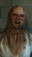 Wall Mural - Female Demon Zombie 5