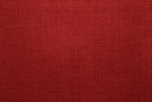 Red Linen Canvas Texture, Scarlet Textile Fabric Background