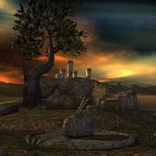 3d Illustration Of An Fantasy Background With A Mystical Atmosphere 