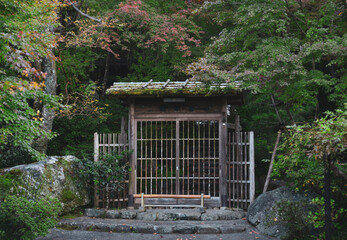 Wall Mural - Picturesque village landscape in Kyoto, Japan