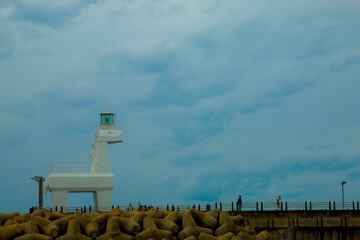 Poster - lighthouse on the coast