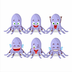 Wall Mural - Cartoon character of virus kidney failure with smile expression