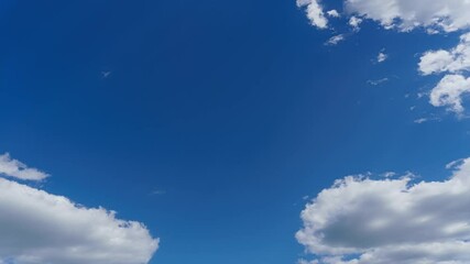 Wall Mural - time lapse sky with floating clouds flying clouds nature background amazing time lapse