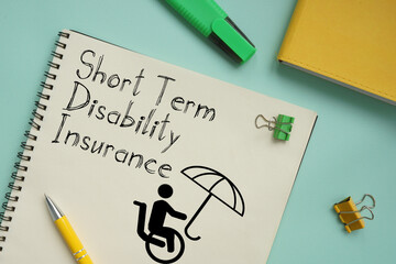 Short Term Disability Insurance is shown on the business photo using the text