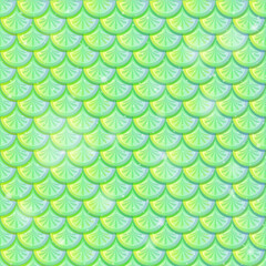 Wall Mural - Fish scale seamless pattern background