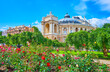The rose flower beds and Opera House, Odessa, Ukraine