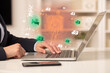 © ra2 studio - Doctor working on laptop with healthcare concept