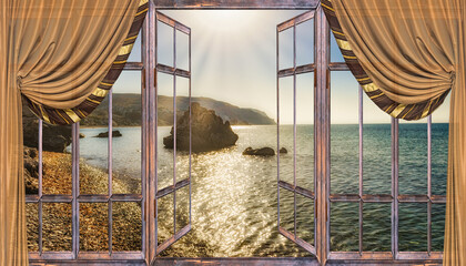 Ocean view window