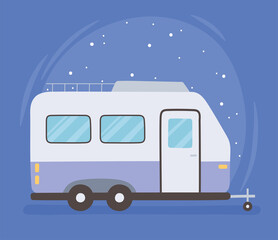 Sticker - caravan car travel