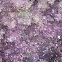 Natural violet amethyst stone backdrop