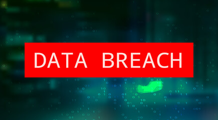 Futuristic Digital Technology Vector Background. Cyber Attack, Ransomware, Malware, Scareware