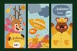 © Pikisuperstar - flat  autumn banners vector design illustration