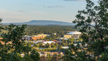 Aerial View Over Flagstaff,  Arizona, From The City Overlook Near Lower Observatory
