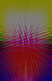 Fototapeta Tęcza - An abstract psychedelic burst background image. 