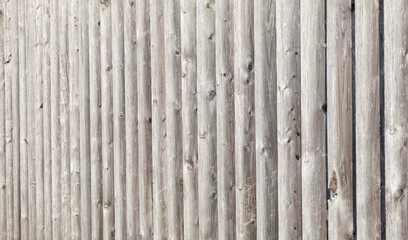 Wall Mural - Weathered grey wooden texture