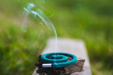 Green Spiral For Mosquito Repellent, Insect Repellent, Outdoor Picnic
