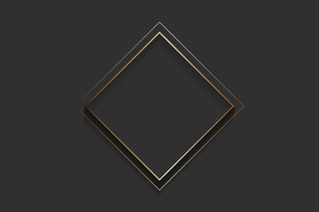 Wall Mural - blank square black abstract frame vector