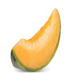 Fresh ripe melon on white background
