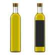 Premium Olive Oil Label With Bottle